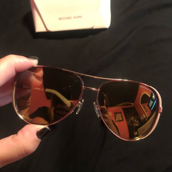 Gold Michael Kors Sunglasses - Picture 1 of 3